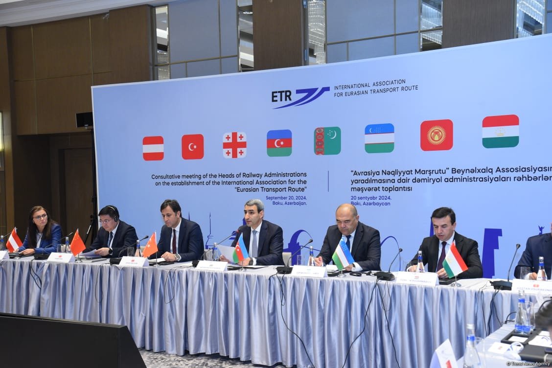 Railway chiefs meet to set "Eurasian Transport Route" union in Azerbaijan's Baku (PHOTO)