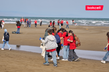 The "Protect the Caspian Sea!" campaign organised with the support of Bakcell (PHOTO)