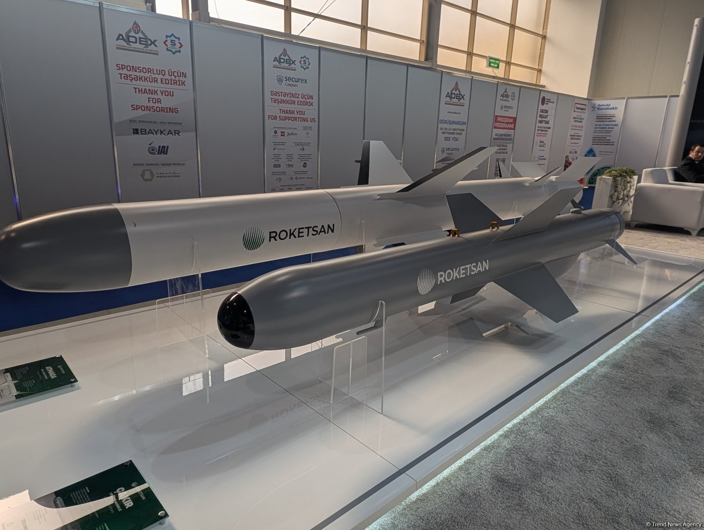 Türkish Roketsan pulls back curtain on cutting-edge cruise missile at ADEX-2024 (PHOTO)