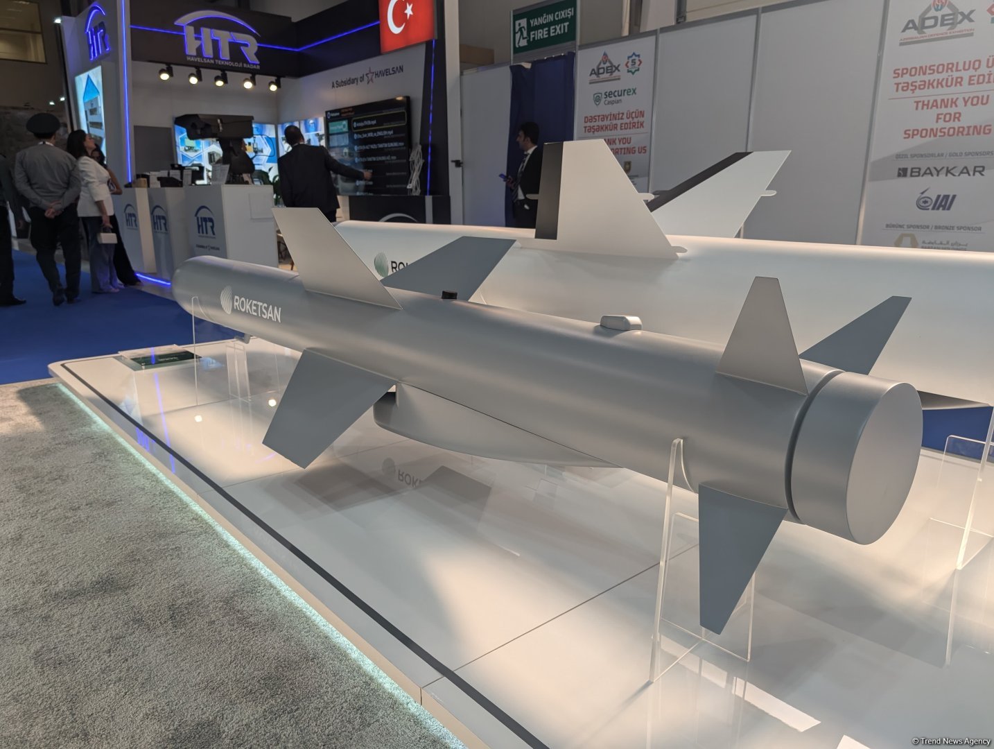 Türkish Roketsan pulls back curtain on cutting-edge cruise missile at ADEX-2024 (PHOTO)