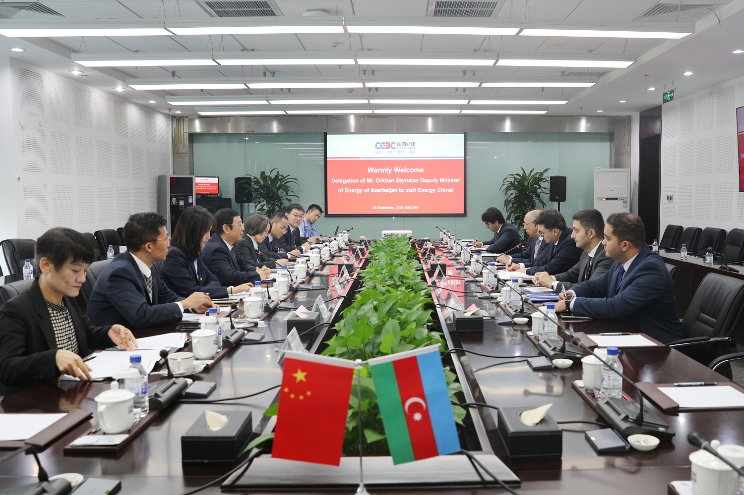 Azerbaijan discusses renewable energy collaboration with Chinese companies (PHOTO)