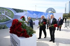 State and government officials, MPs pay visit to Victory Park under construction in Azerbaijan's Baku (PHOTO)