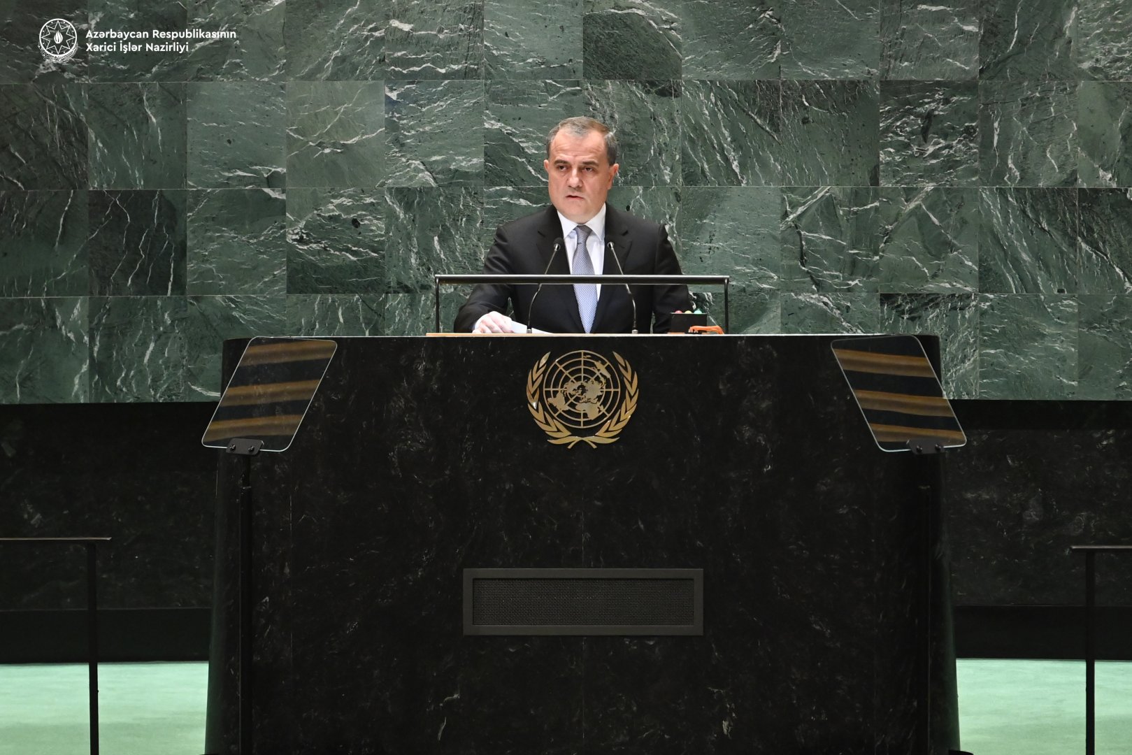 Azerbaijan’s FM delivers speech during General Debate of 79th session of UUN General Assembly (PHOTO)
