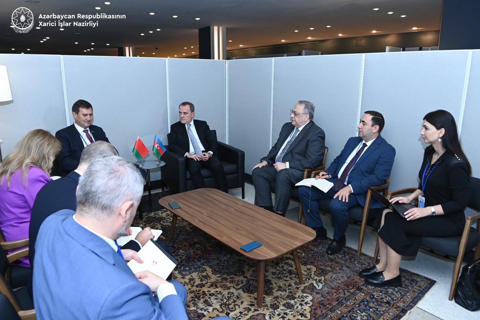Azerbaijan, Belarus FMs discuss various aspects of strategic partnership relations (PHOTO)