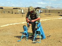Azerbaijani Army conducts demonstration classes on engineering training (PHOTO)
