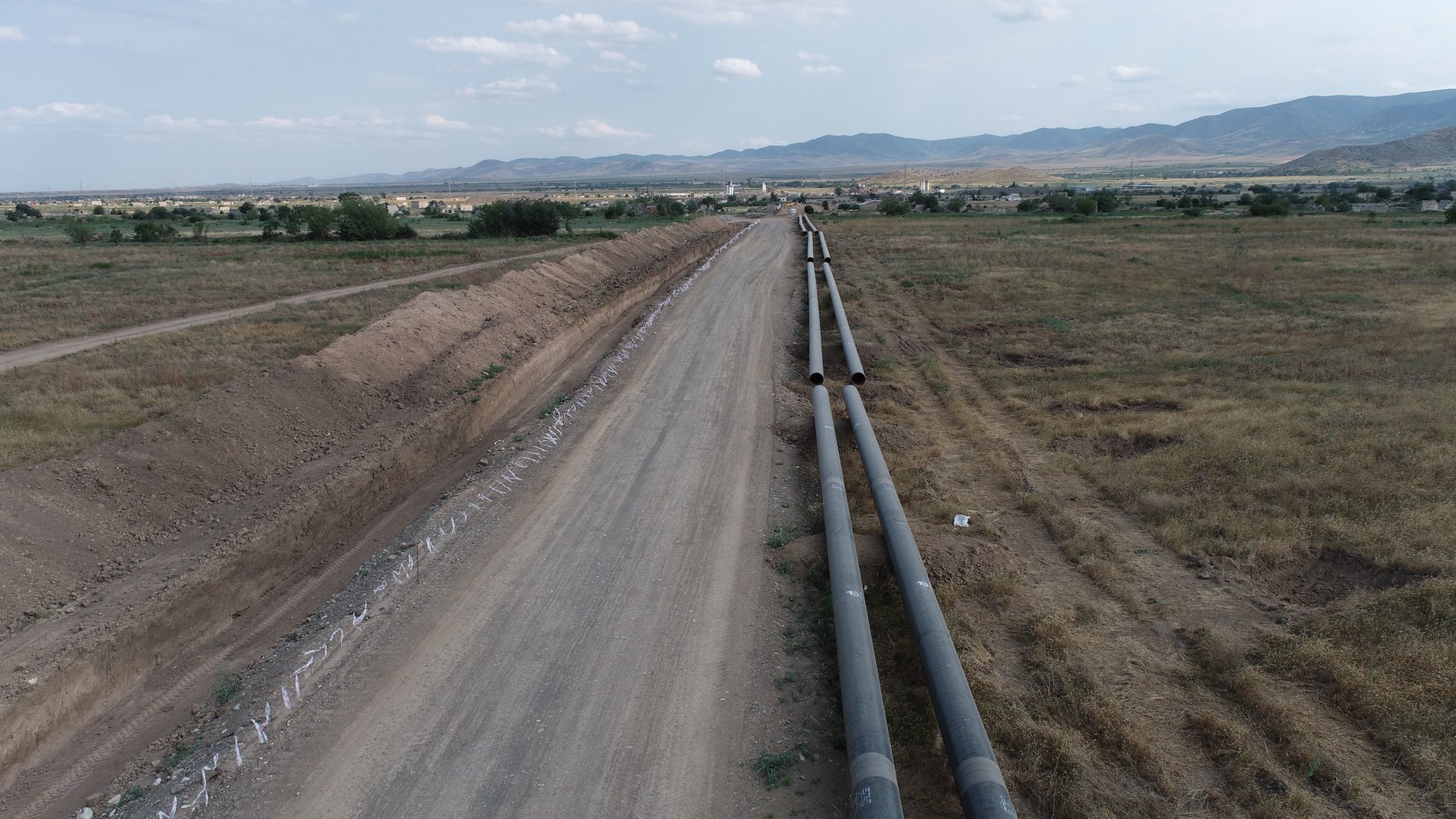 Azerbaijan building several large reservoirs in its liberated Aghdam (PHOTO/VIDEO)
