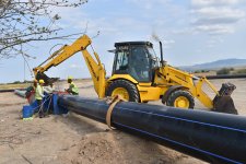 Azerbaijan building several large reservoirs in its liberated Aghdam (PHOTO/VIDEO)