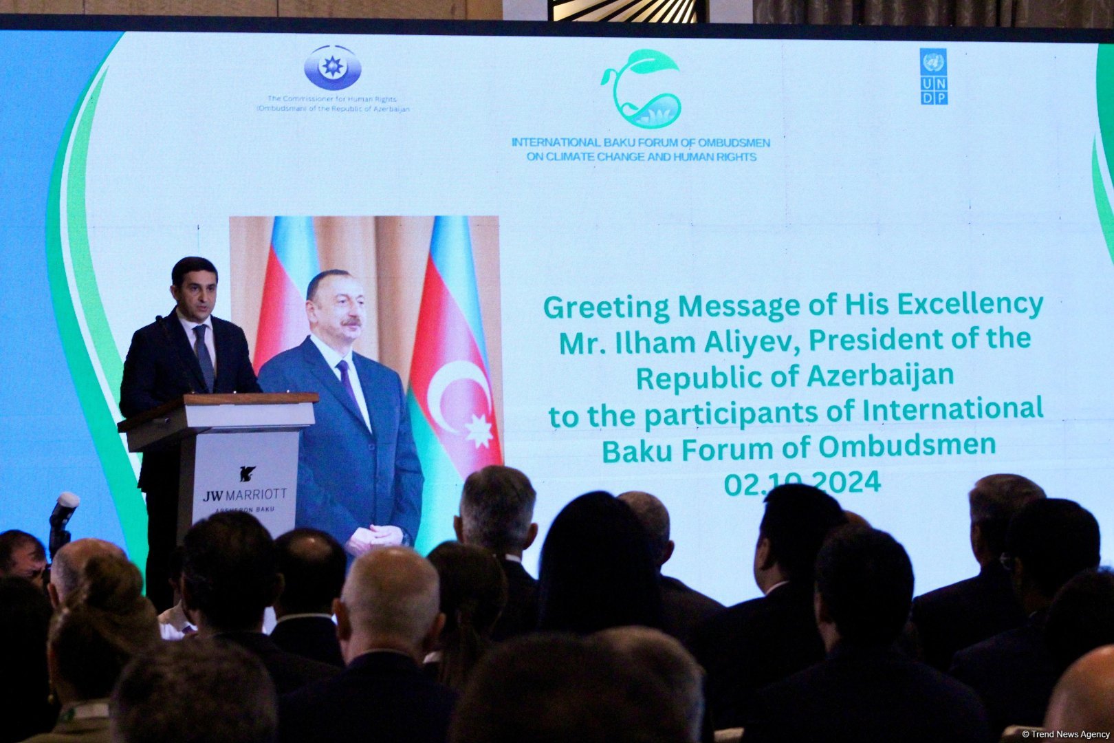 First day of International Baku Forum of Ombudsmen on Climate Change and Human Rights wraps up in Azerbaijan (PHOTO)