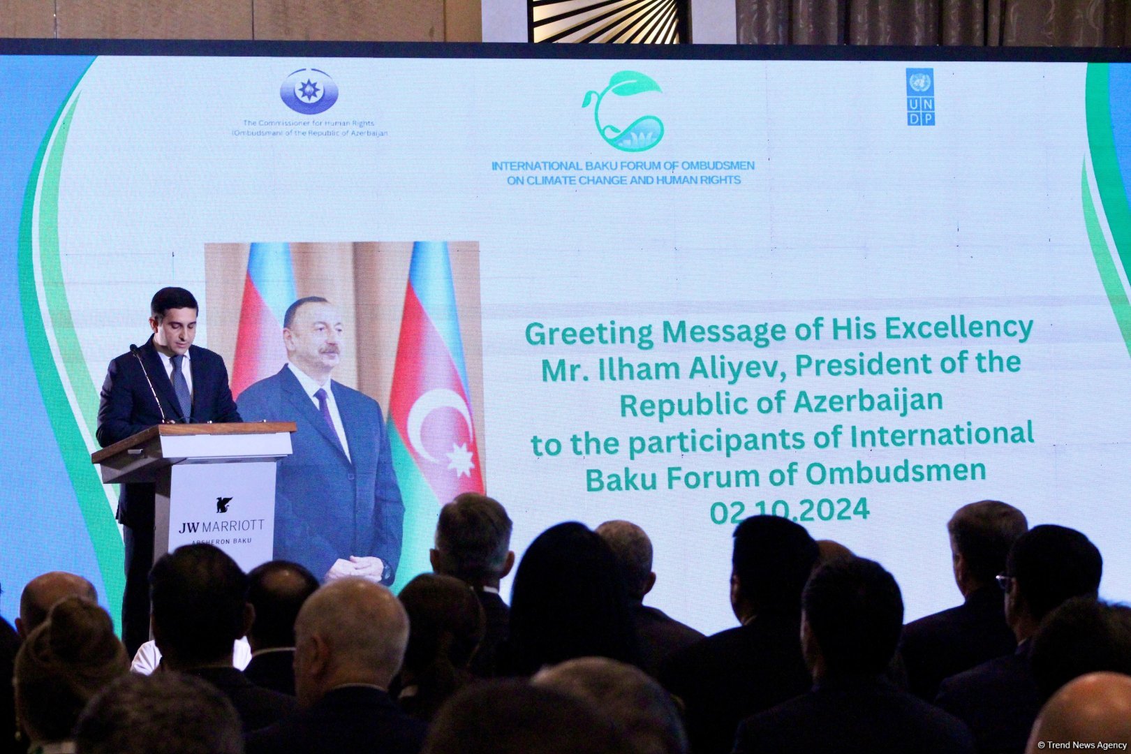 First day of International Baku Forum of Ombudsmen on Climate Change and Human Rights wraps up in Azerbaijan (PHOTO)