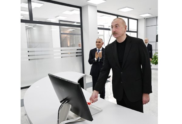 President Ilham Aliyev attends inauguration of Zangilan Electric Power Network's Digital Control Center (PHOTO/VIDEO)