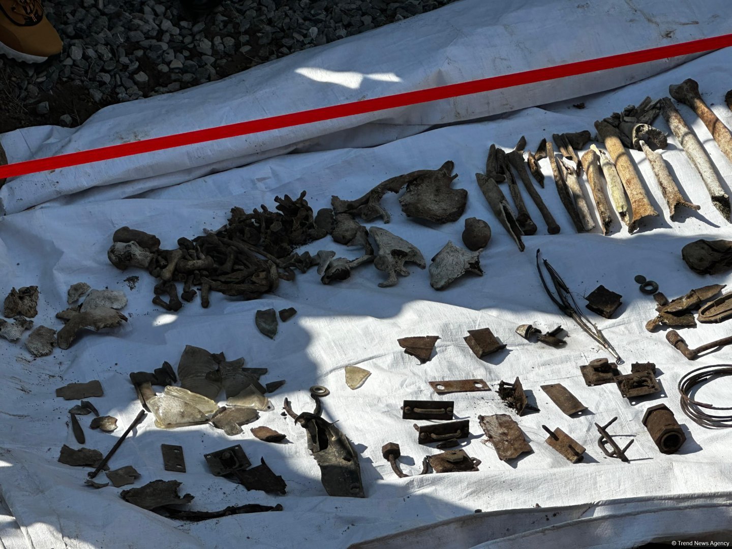 Int'l conference participants conduct mass grave inspection in Azerbaijan's Aghdara (PHOTO)