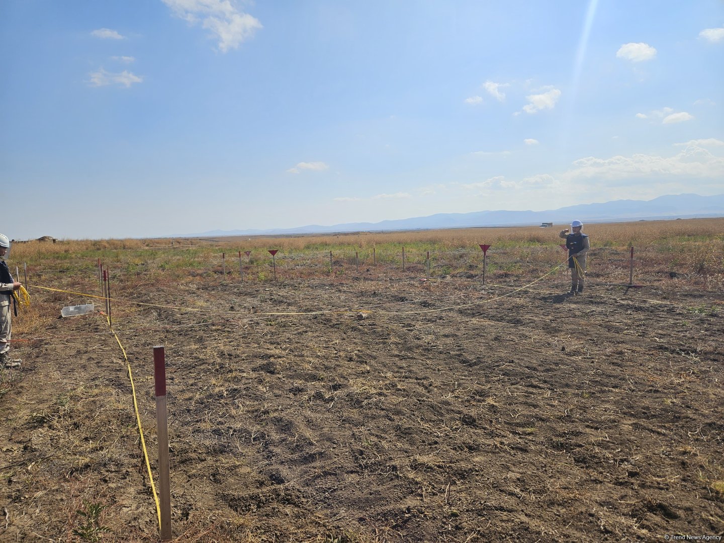 Participants of Int'l Baku Forum of Ombudsmen observe demining process in Azerbaijan's Aghdam