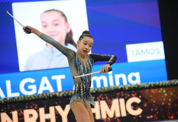 Final day of int'l Ojag Cup in Rhythmic Gymnastics kicks off in Azerbaijan's Baku (PHOTO)