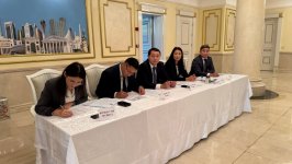 Azerbaijan's Baku opens polling station for Kazakh nuclear power plant referendum (PHOTO/VIDEO)