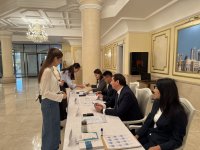 Azerbaijan's Baku opens polling station for Kazakh nuclear power plant referendum (PHOTO/VIDEO)