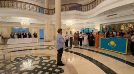 Azerbaijan's Baku opens polling station for Kazakh nuclear power plant referendum (PHOTO/VIDEO)