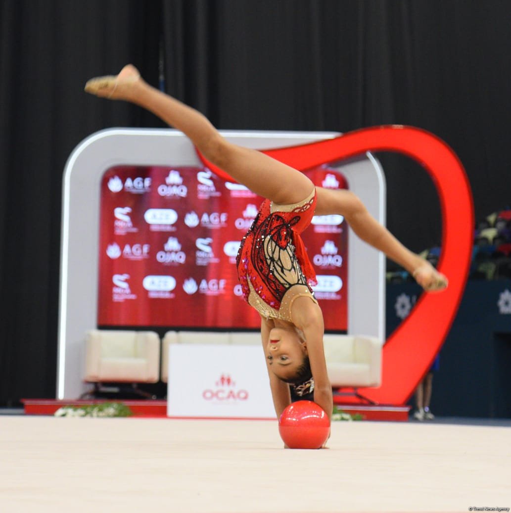 Final day of int'l Ojag Cup in Rhythmic Gymnastics kicks off in Azerbaijan's Baku (PHOTO)