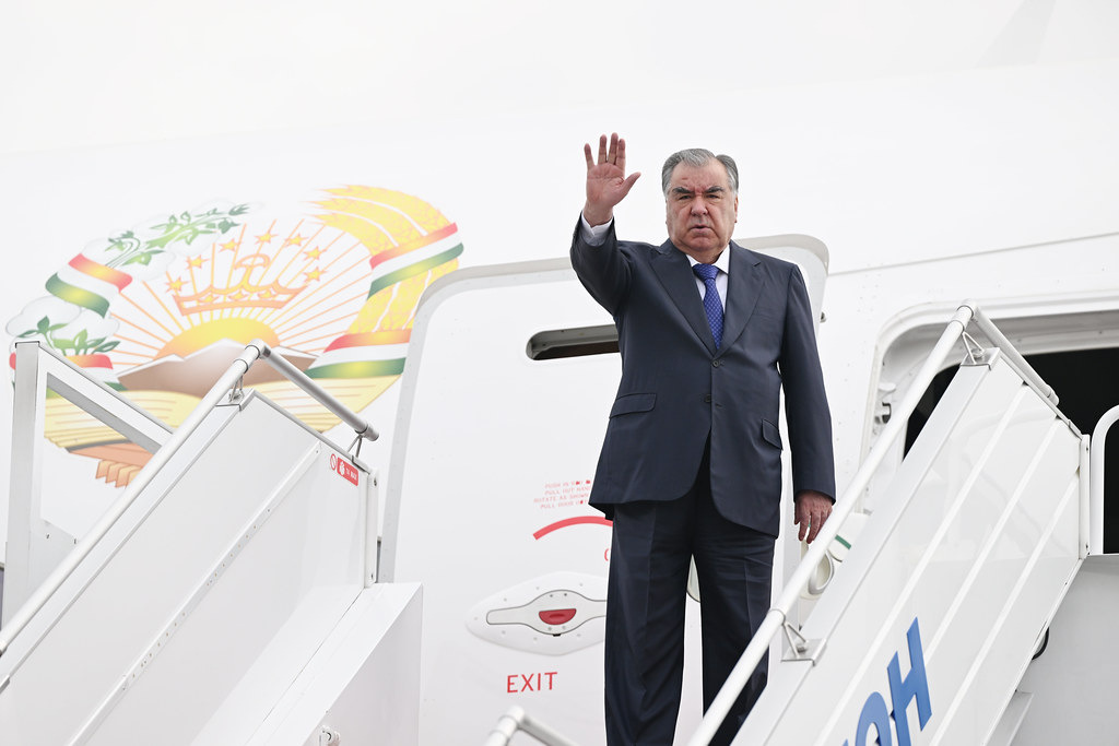 President of Tajikistan departs for Russia's Moscow