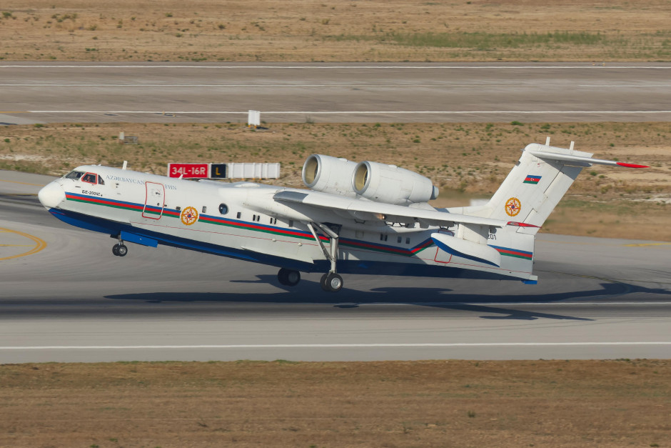 Amphibious aircraft quenching forest fires in Türkiye returns to Azerbaijan (PHOTO/VIDEO)