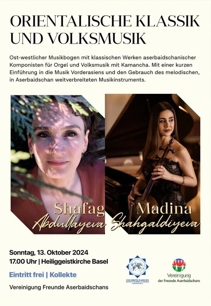 Azerbaijani musicians to stage concert at Holy Spirit Church in Basel (PHOTO)