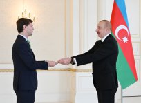 President Ilham Aliyev receives credentials of newly appointed ambassador of Belgium (PHOTO/VIDEO)