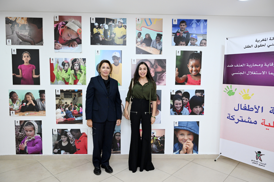 Vice President of Heydar Aliyev Foundation Leyla Aliyeva meets with Vice-President of National Observatory for Rights of Child (ФОТО)