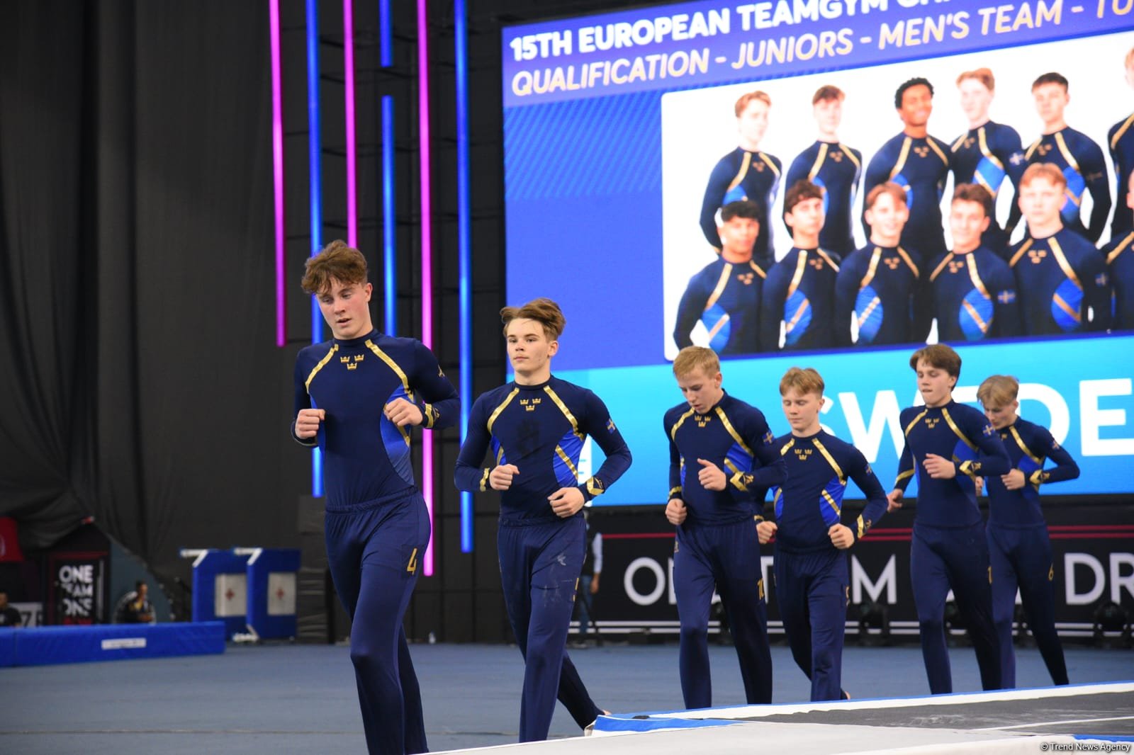 Azerbaijan's Baku debuts hosting of European TeamGym Championship (PHOTO)