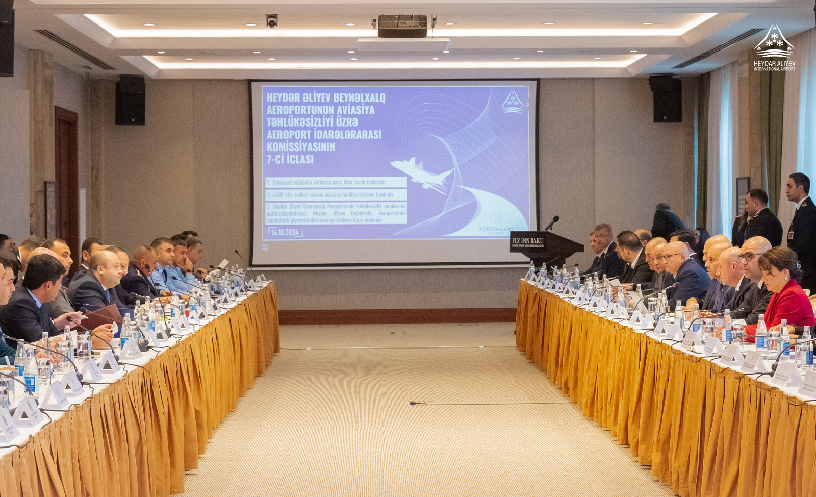 Strengthening of security measures is discussed at Heydar Aliyev International Airport (PHOTO)