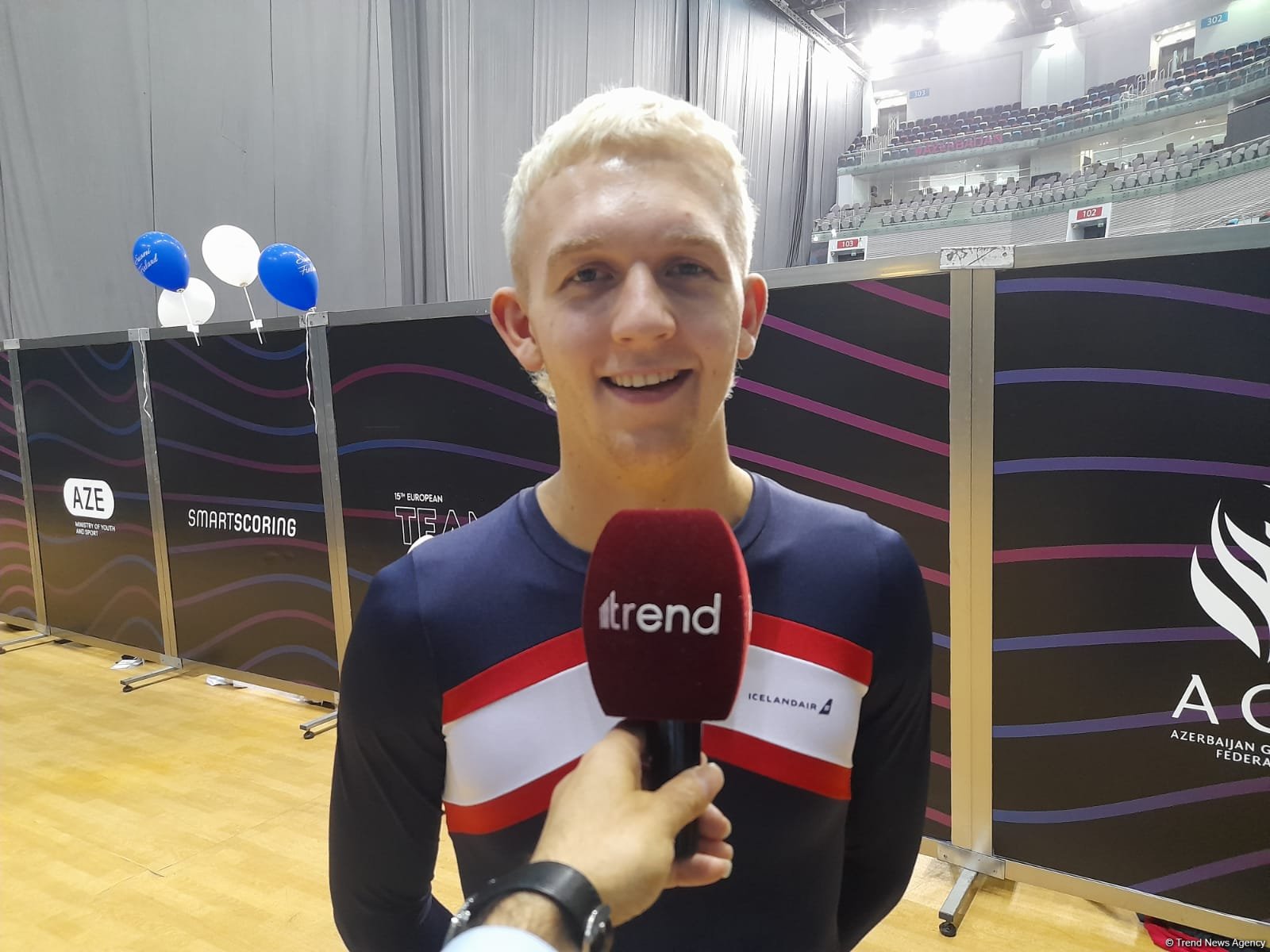 Baku National Gymnastics Arena's conditions allow for effective training - Icelandic athlete