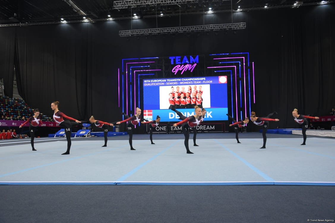 European TeamGym Championships keep running in Azerbaijan's Baku (PHOTO)