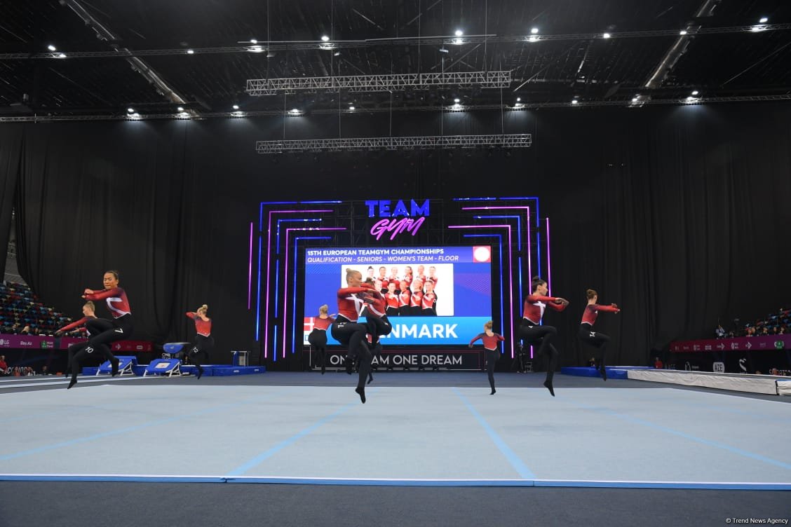 European TeamGym Championships keep running in Azerbaijan's Baku (PHOTO)