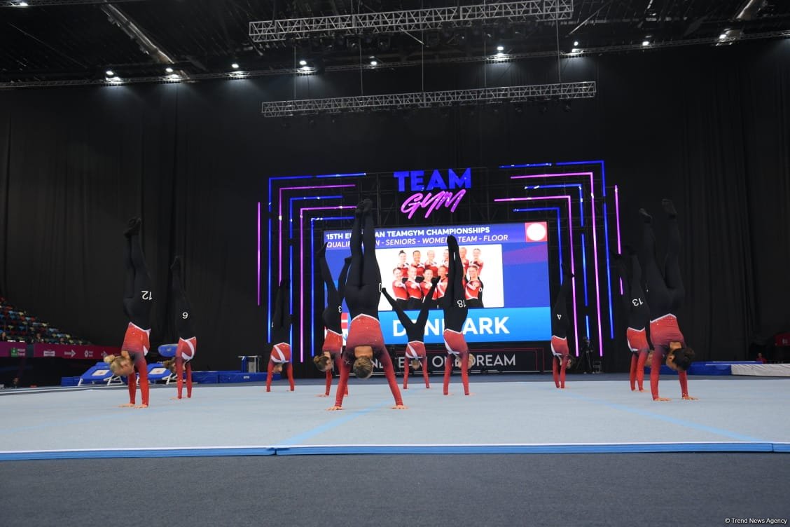 European TeamGym Championships keep running in Azerbaijan's Baku (PHOTO)