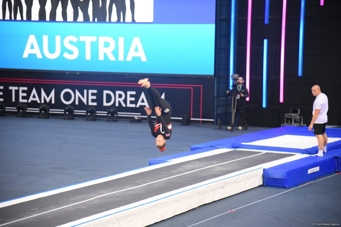 European TeamGym Championships keep running in Azerbaijan's Baku (PHOTO)