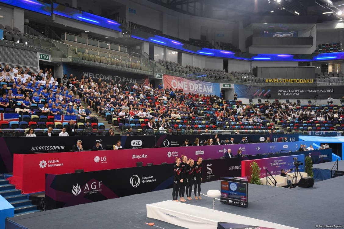 European TeamGym Championships keep running in Azerbaijan's Baku (PHOTO)
