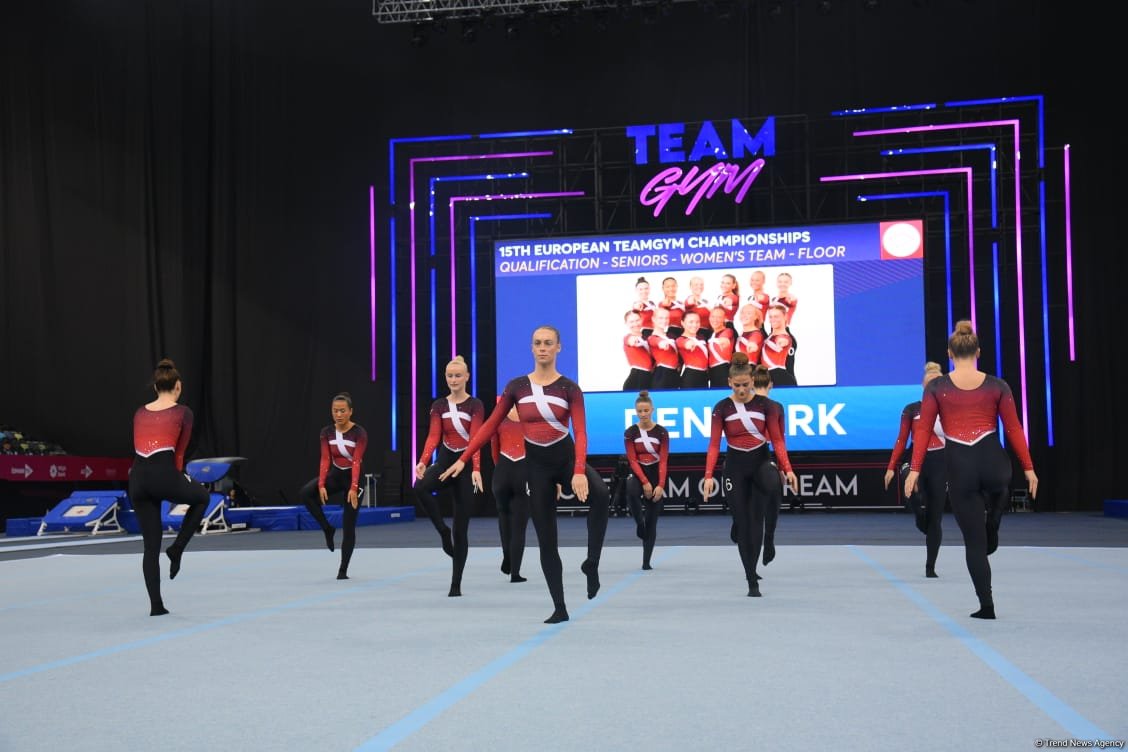 European TeamGym Championships keep running in Azerbaijan's Baku (PHOTO)