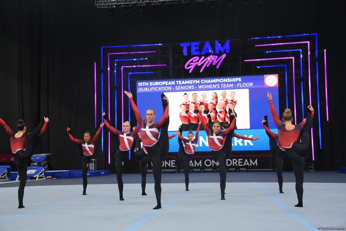 European TeamGym Championships keep running in Azerbaijan's Baku (PHOTO)