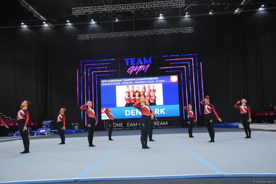European TeamGym Championships keep running in Azerbaijan's Baku (PHOTO)