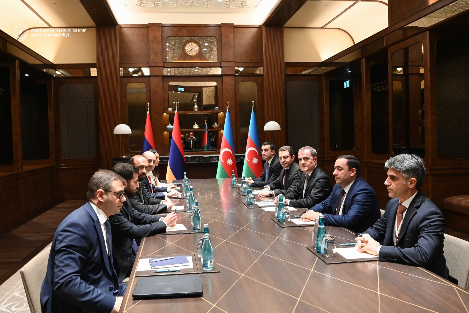 Azerbaijani, Armenian foreign ministers conclude talks in Türkiye's Istanbul (PHOTO)