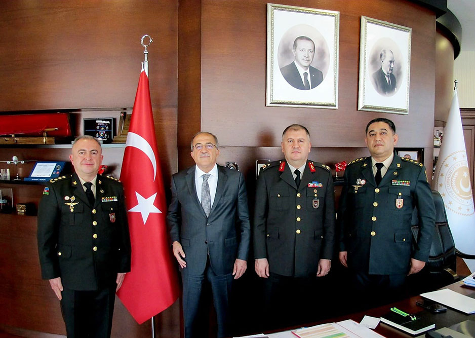 Azerbaijani delegation of military lawyers on visit to Türkiye (PHOTO)