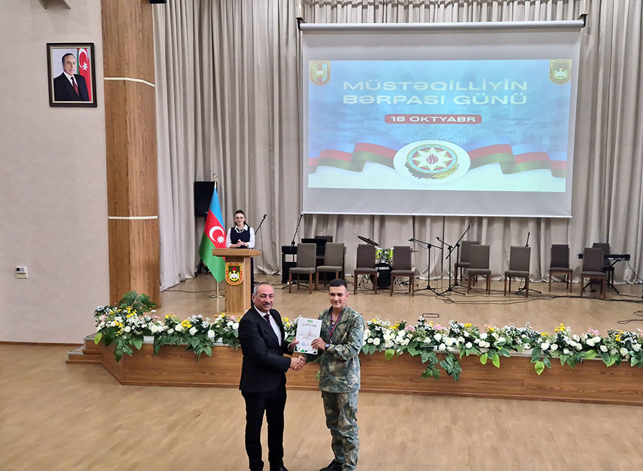 Azerbaijan Army holds several events on occasion of Day of Restoration of Independence (PHOTO)