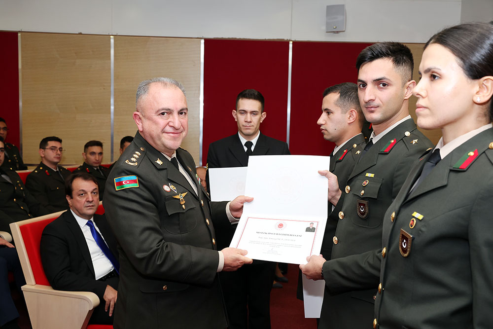 Azerbaijani delegation of military lawyers on visit to Türkiye (PHOTO)