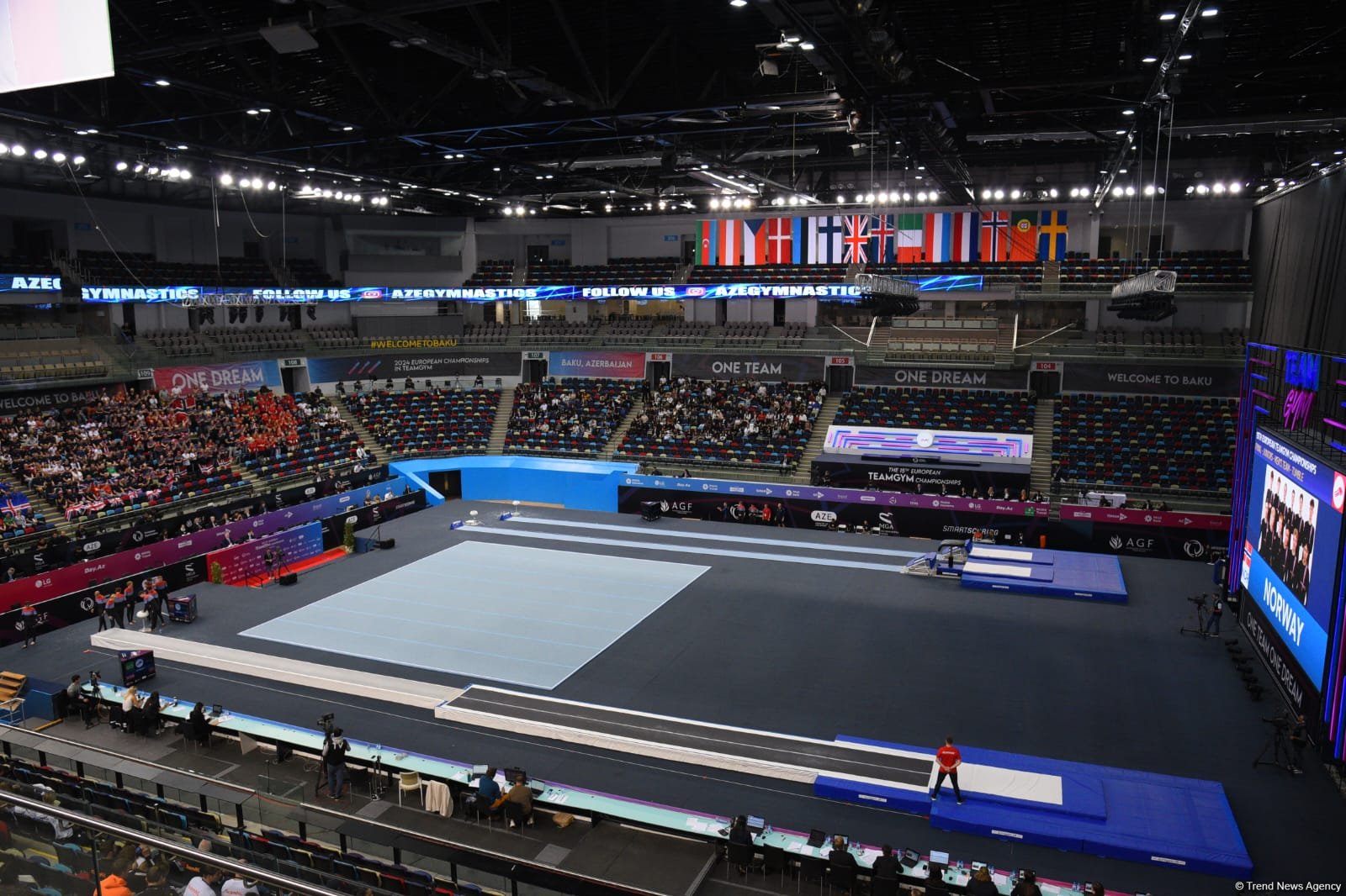 Third day of European TeamGym Championship kicks off in Azerbaijan's Baku (PHOTO)