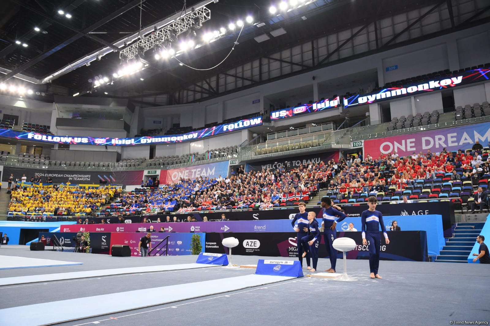 Third day of European TeamGym Championship kicks off in Azerbaijan's Baku (PHOTO)