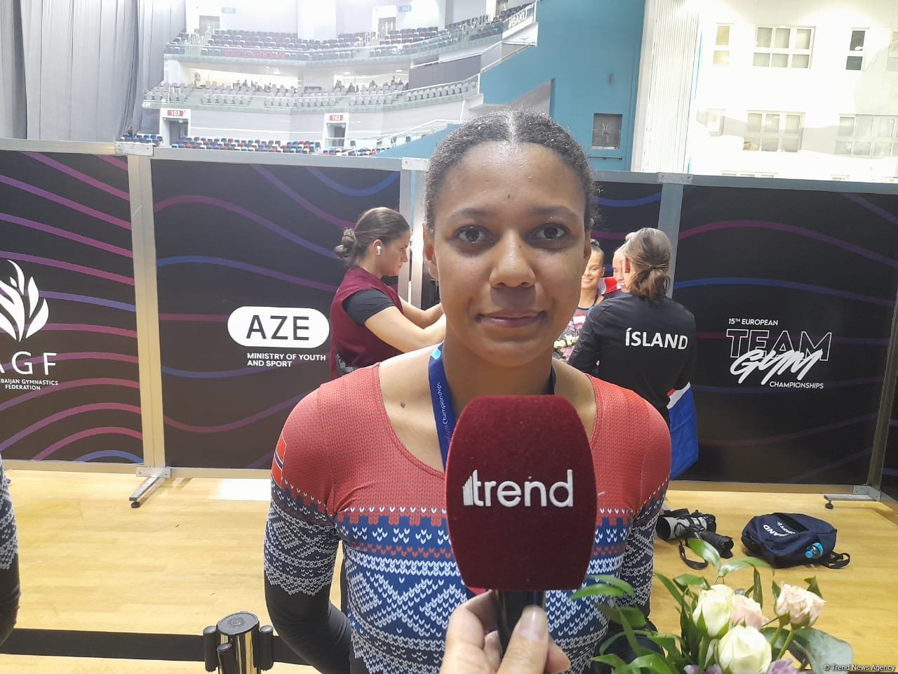 Gymnastics Arena in Azerbaijan's Baku stands magnificent - Norwegian athlete