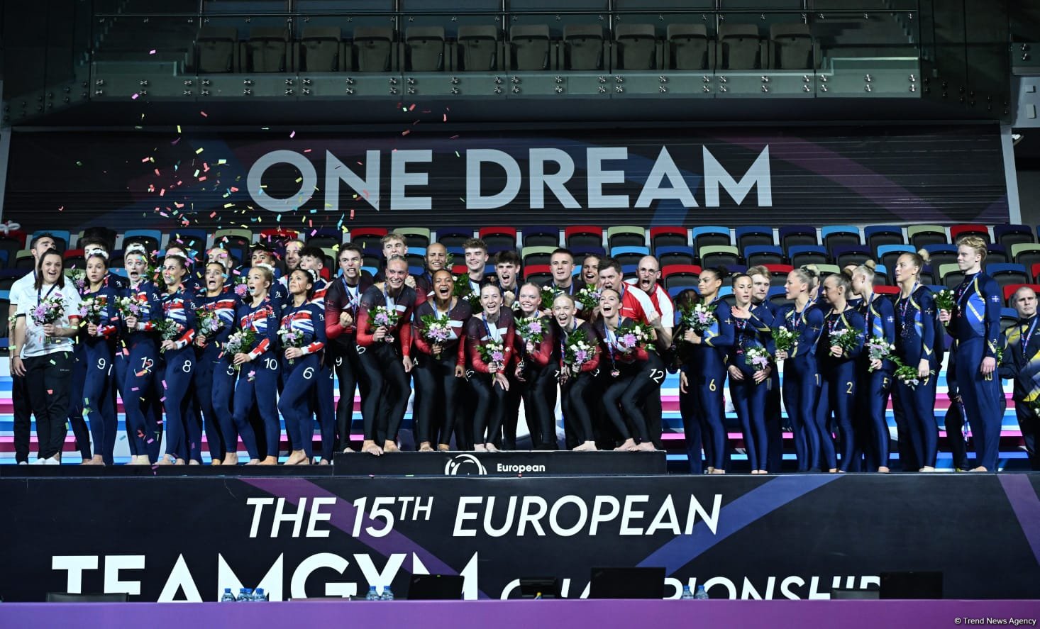 Mixed team competitions at European TeamGym Championships wrap up in Azerbaijan's Baku (PHOTO)