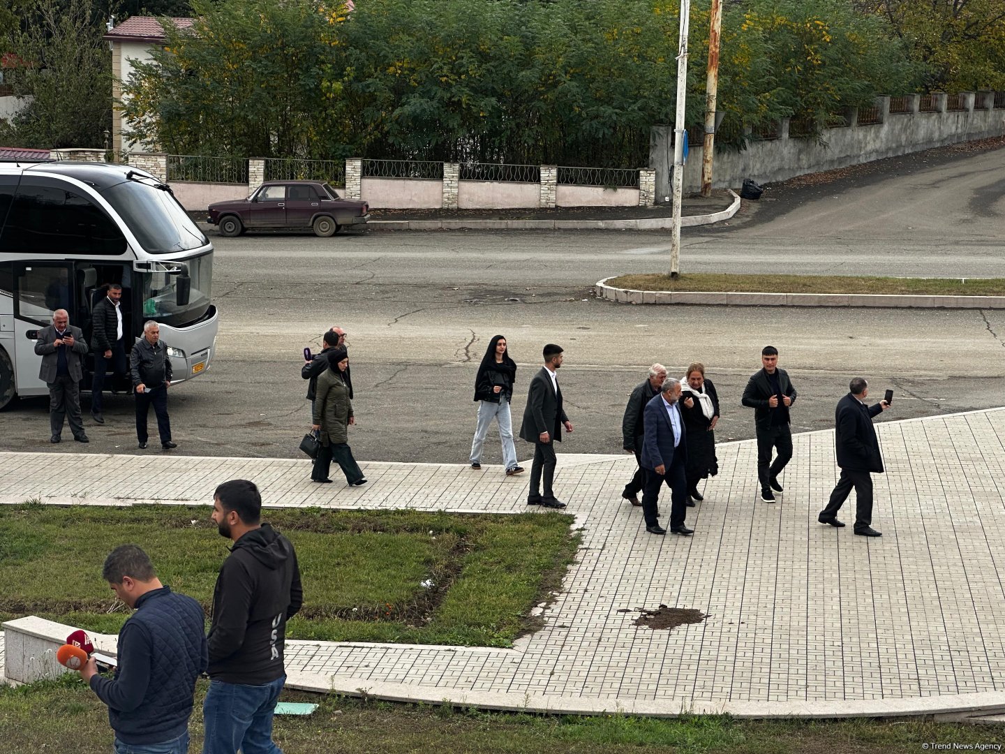 Another group of Azerbaijanis from Georgia starts visit to Khankendi (PHOTO)