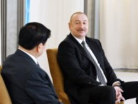 President Ilham Aliyev meets President of Laos in Russia's Kazan (PHOTO/VIDEO)