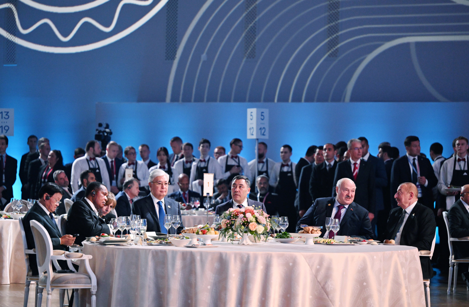 President Ilham Aliyev attends official reception on occasion of 16th BRICS Summit in Kazan (PHOTO/VIDEO)