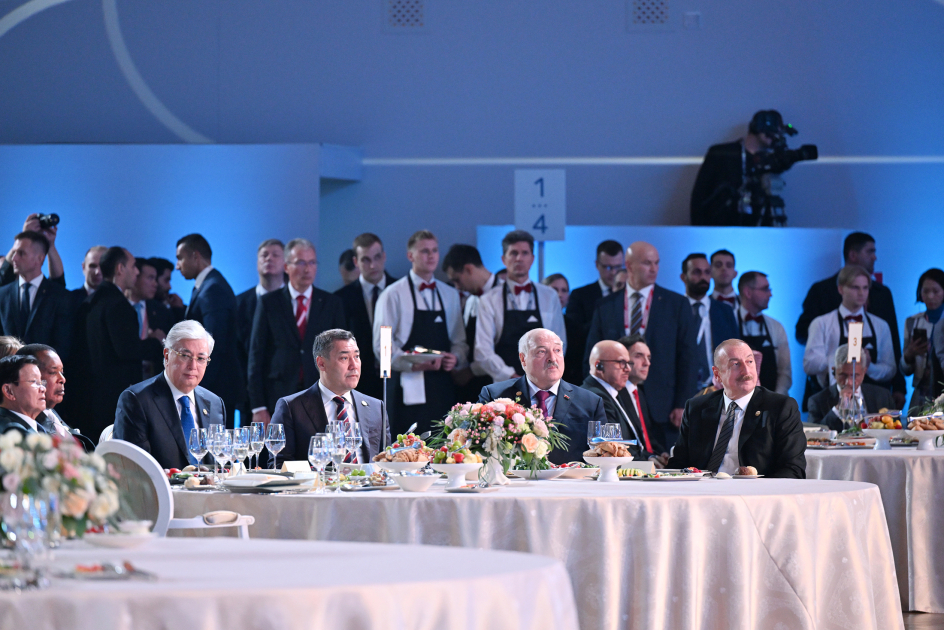 President Ilham Aliyev attends official reception on occasion of 16th BRICS Summit in Kazan (PHOTO/VIDEO)