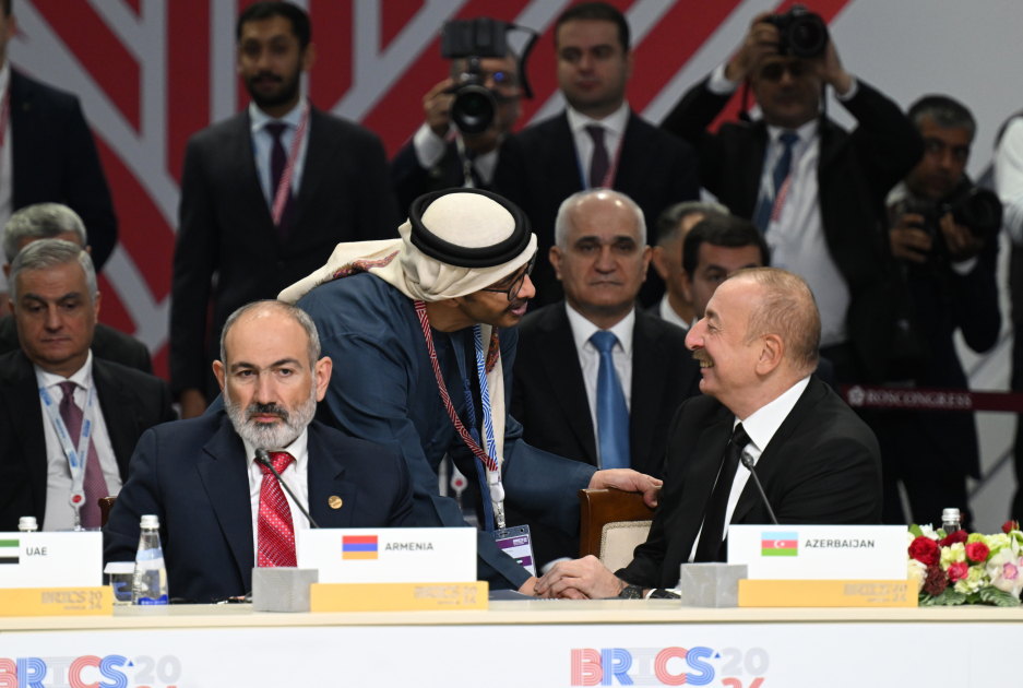 President Ilham Aliyev attends plenary session of 16th BRICS Summit in Kazan (PHOTO)
